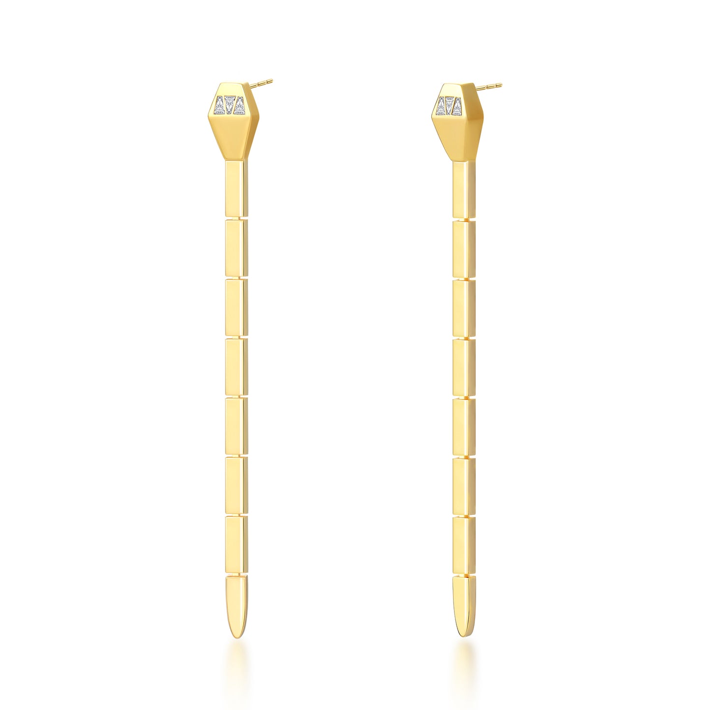 SERPENTI LONG DROP EARRING