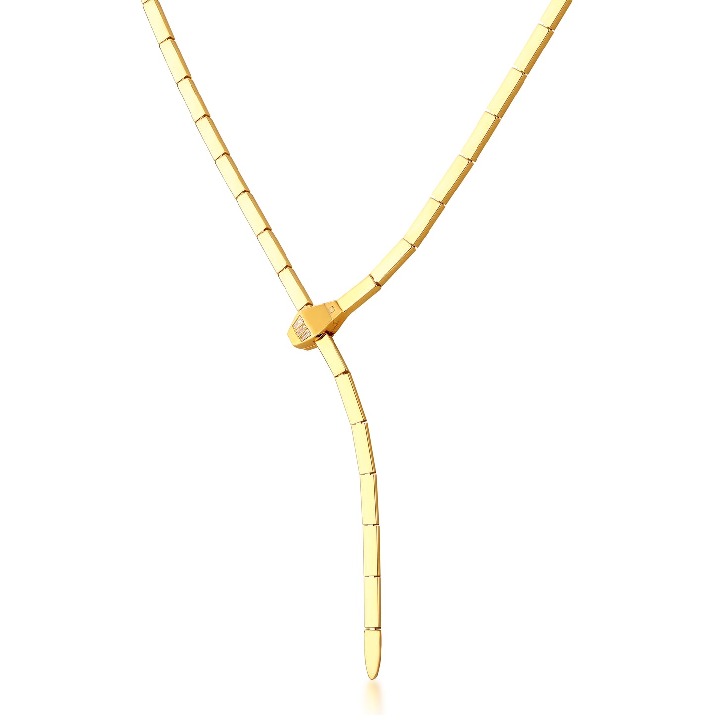 SERPENTI LARIAT NECKLACE WITH CLASP LOCK