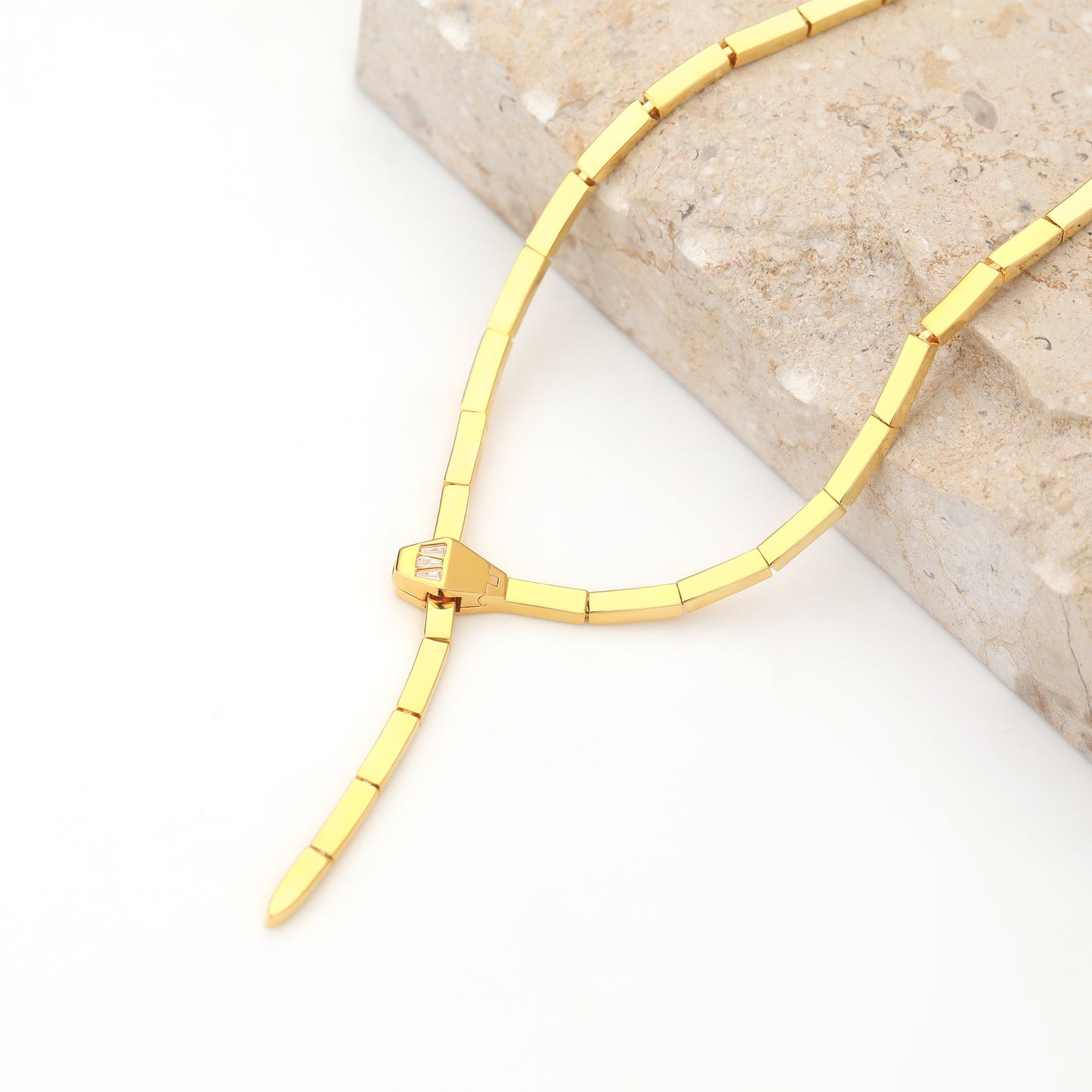 SERPENTI LARIAT NECKLACE WITH CLASP LOCK