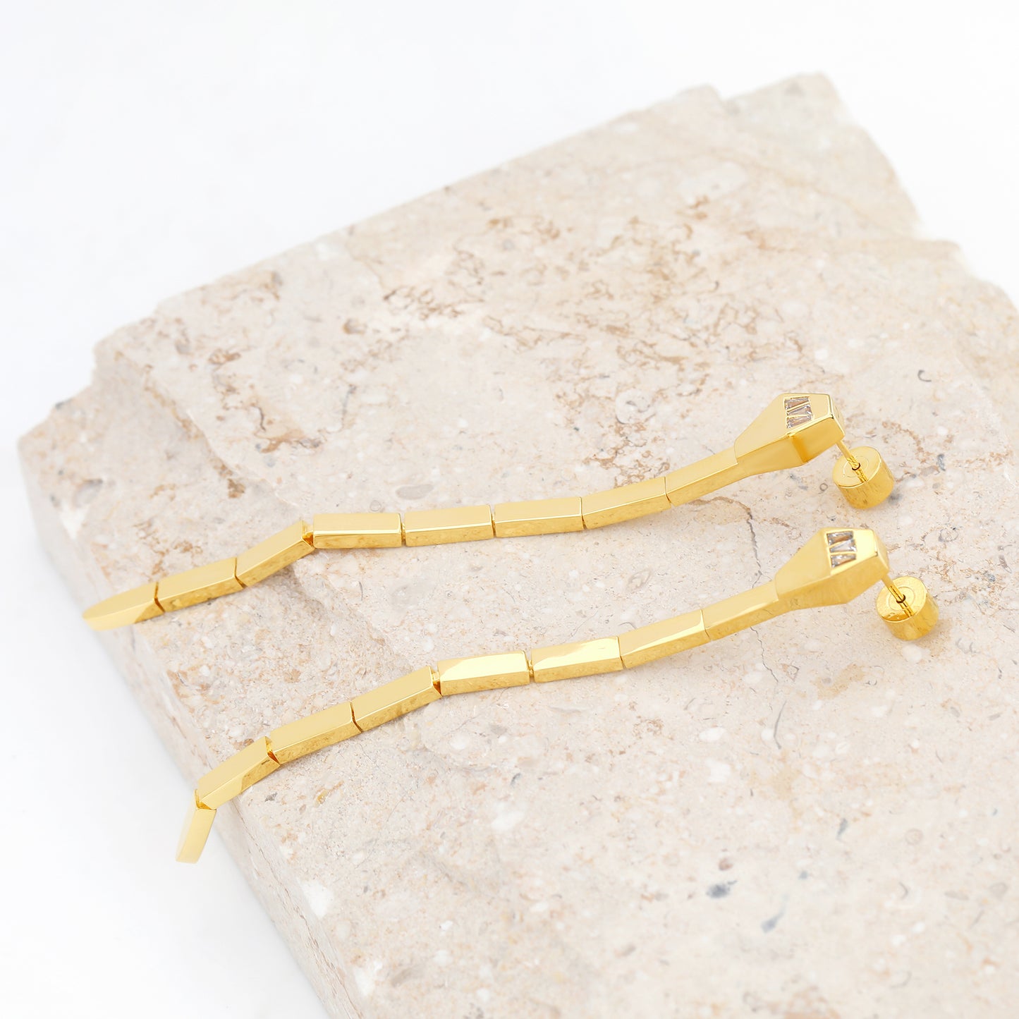 SERPENTI LONG  DROP EARRING