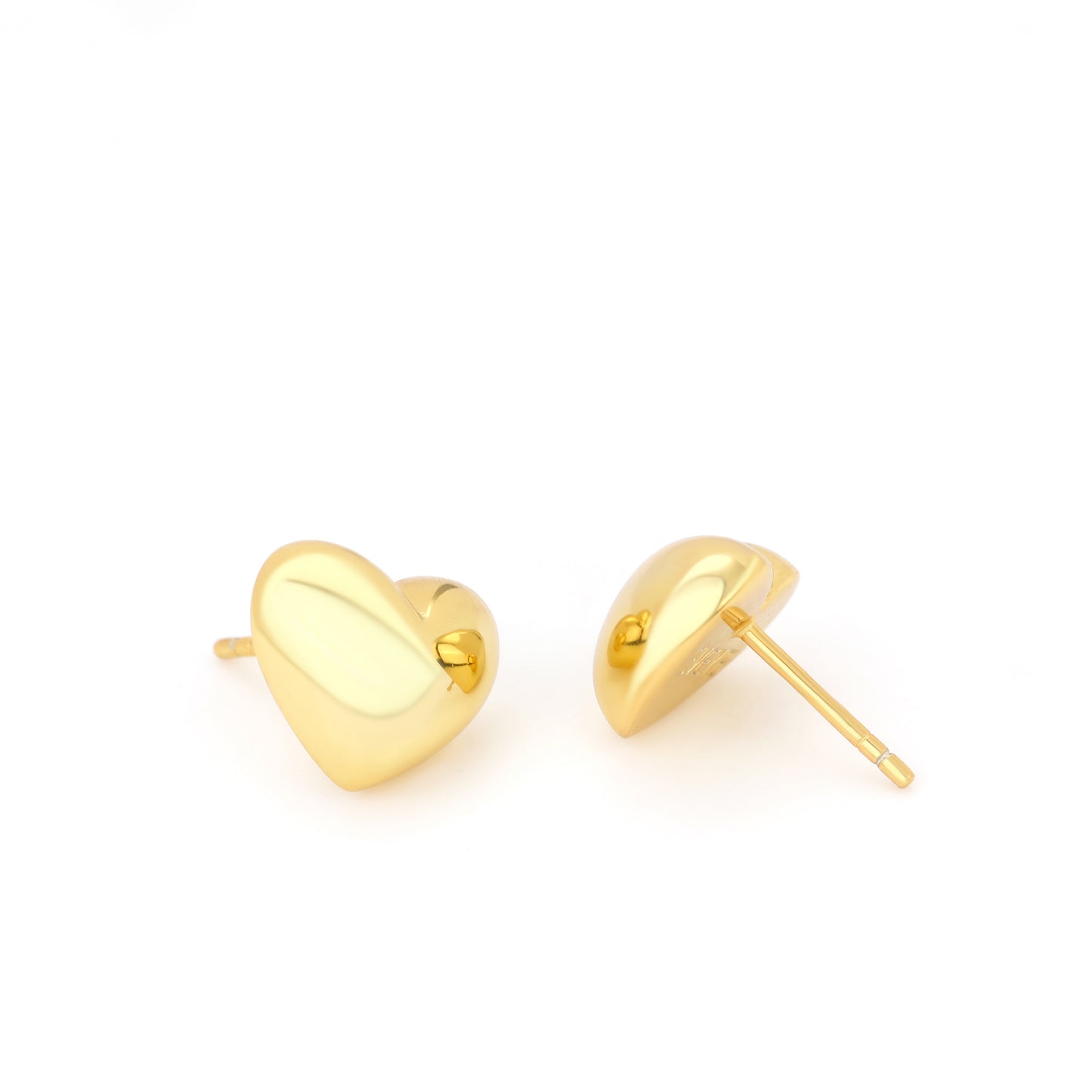 PUFF HEART FRINGING EARRING