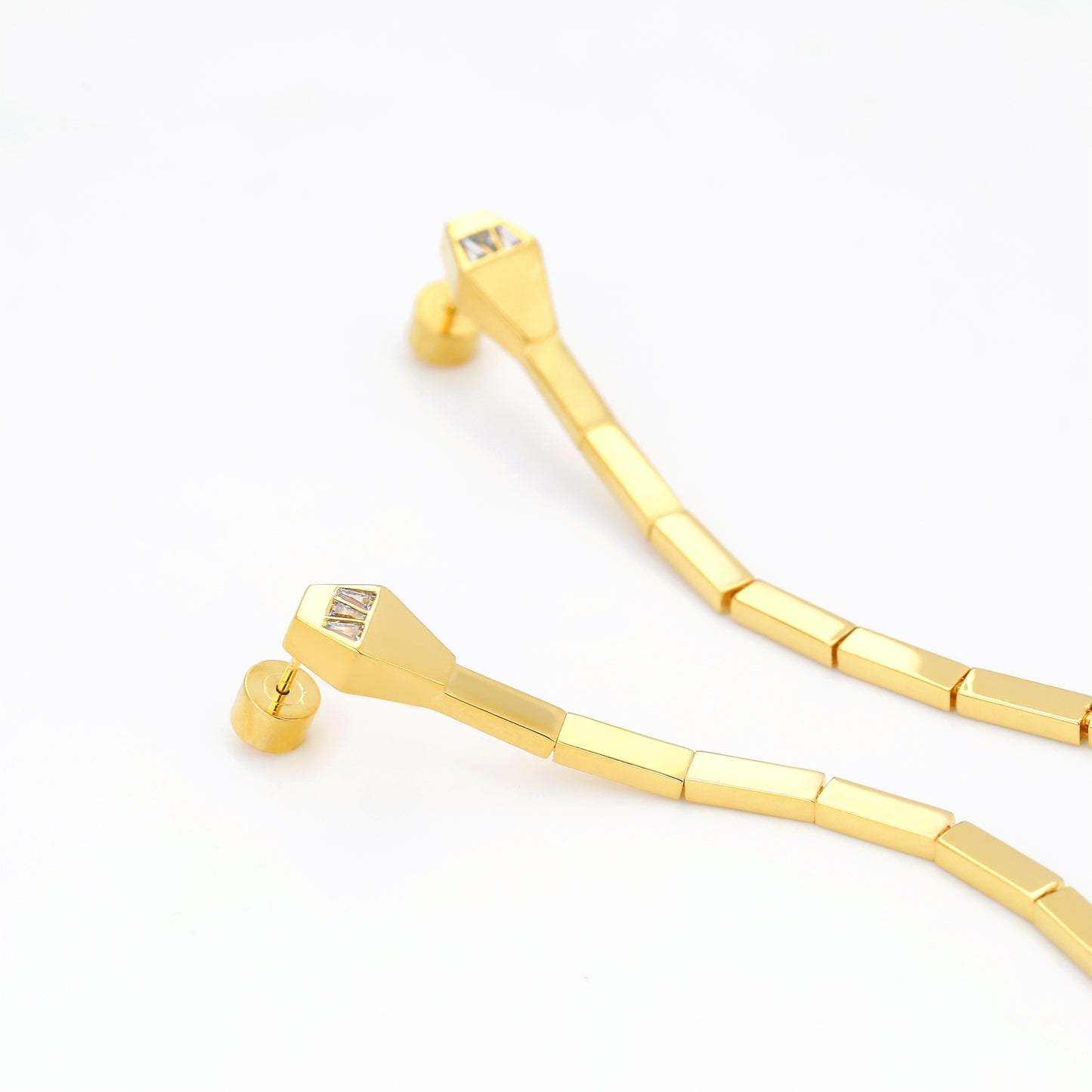 SERPENTI LONG  DROP EARRING