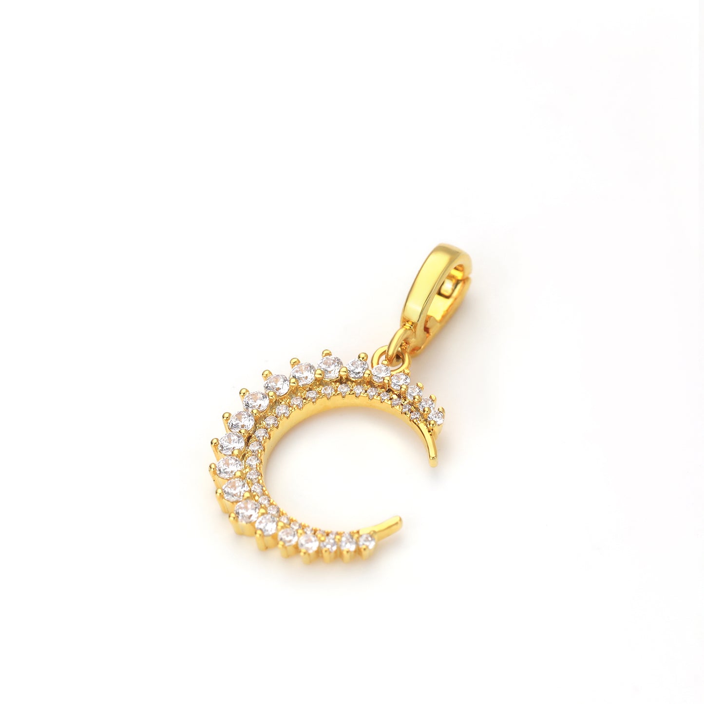 CRYSTAL MOON CHARM