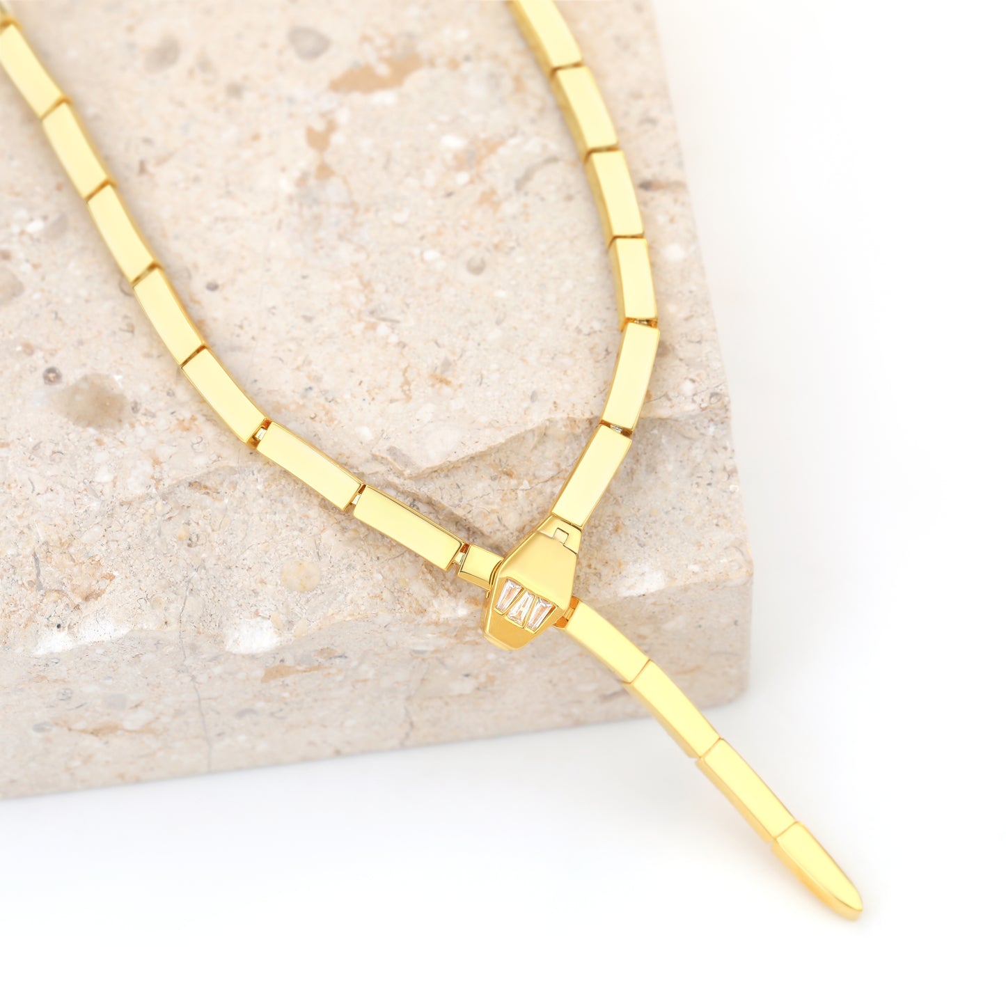 SERPENTI  LARIAT NECKLACE WITH CLASP LOCK